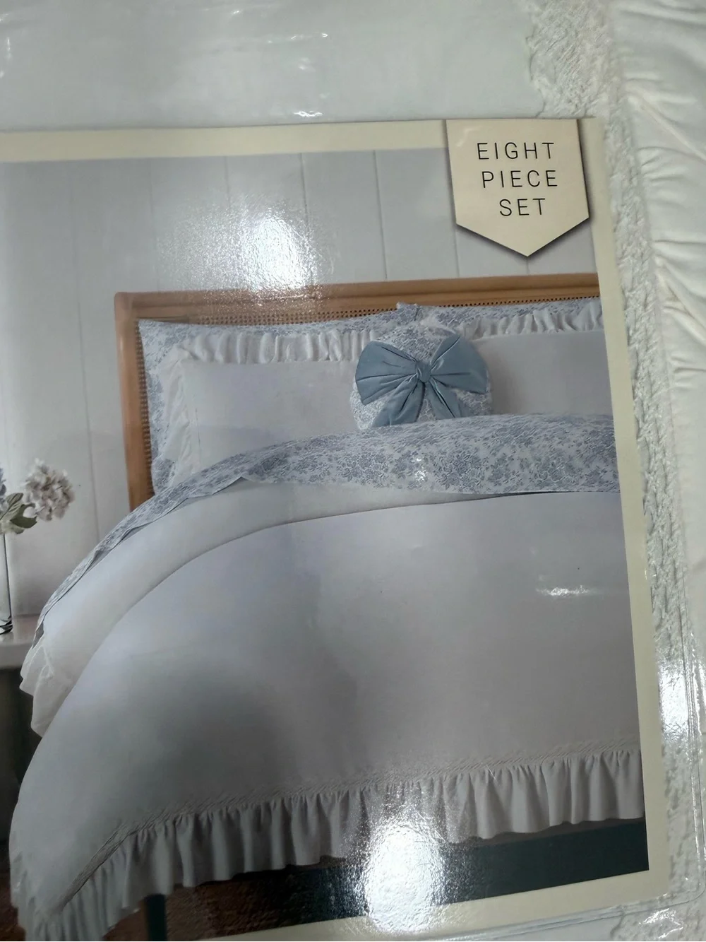 Rachel Zoe Blue and White Comforter Set